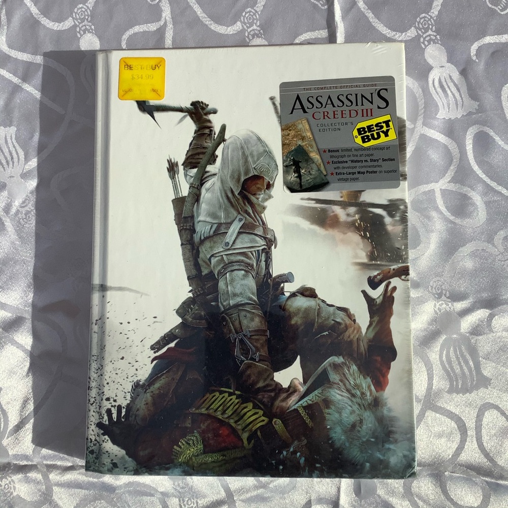New The Complete Official Book Guide Assassin’s Creed 3 Collector’s Edition